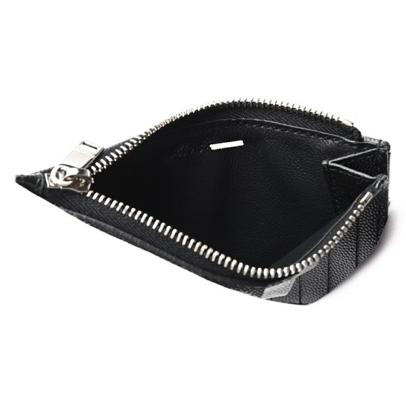 SAINT LAURENT Black Monogram Leather Wallet - Picture 8 of 9